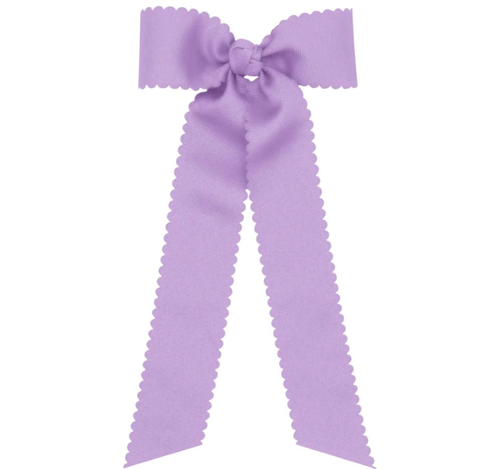 Medium Scalloped GG BT W/Tails Light Orchid