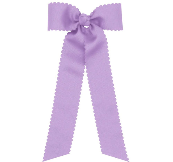 Medium Scalloped GG BT W/Tails Light Orchid