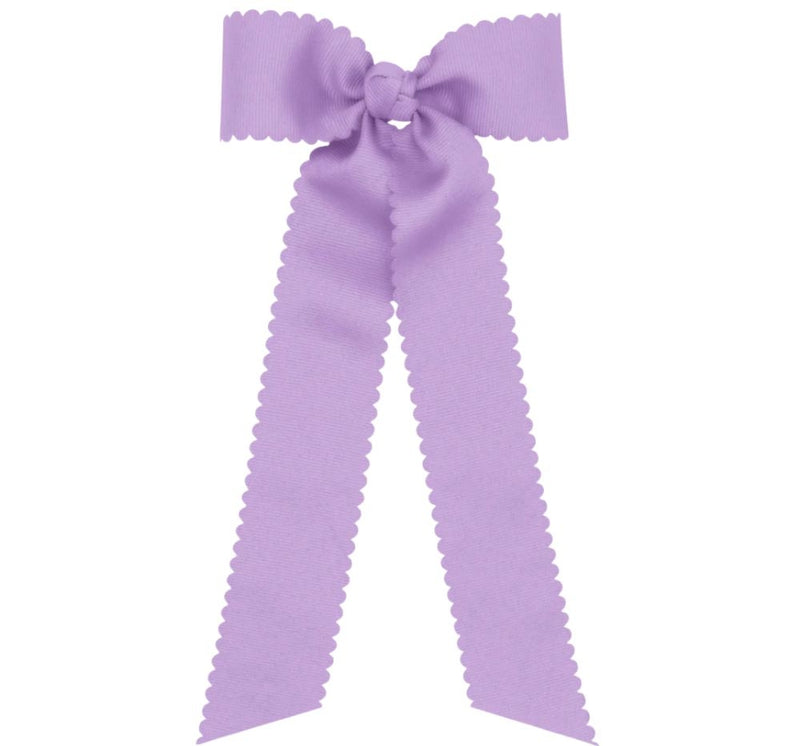 Medium Scalloped GG BT W/Tails Light Orchid