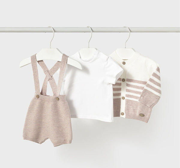 Conjunto Pantalon Corto Tricot Avena Vigore