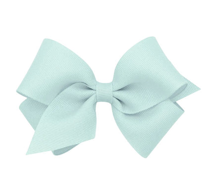 Medium Solid Grosgrain Bow Crystalline