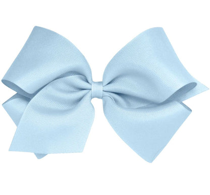 King Grosgrain Bow Millennium Blue