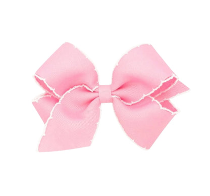 Small Moonstich Basic Bow Pearl White