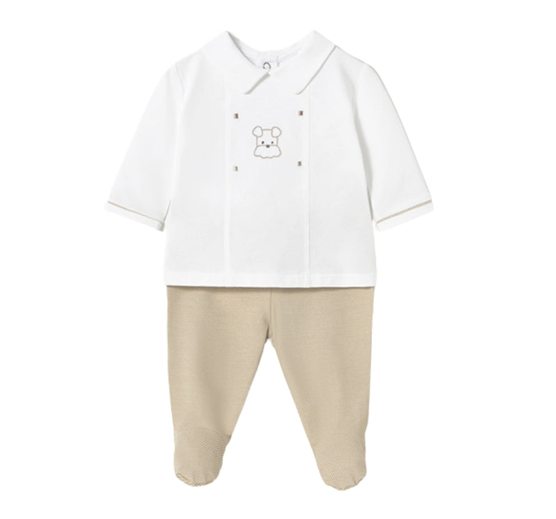 Conjunto Pantalon y Playera  Con Perrito
