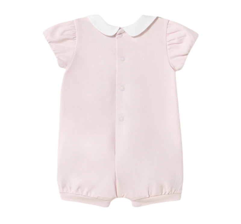 Romper Rosa Con Moñito