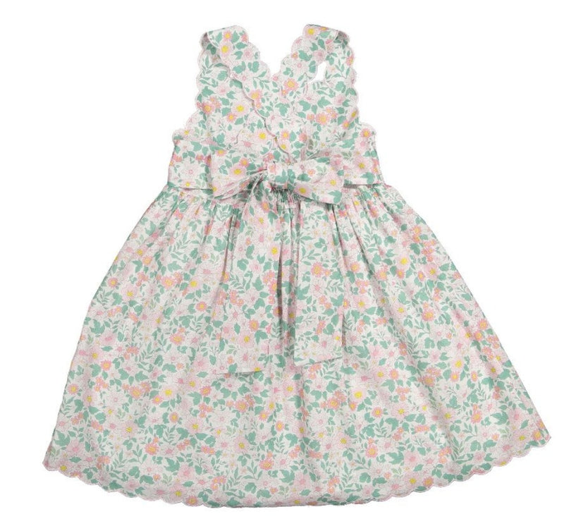 Vestido de Flores con Moño