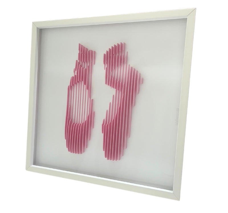 Cuadro Pointe Shoes 63cm Acrilico