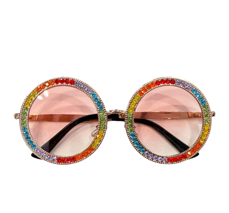 Lentes De Sol Crystallized Round Multi