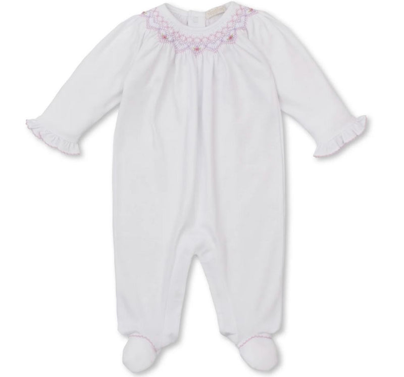 Mameluco Clb Summer Bishop White/Pink