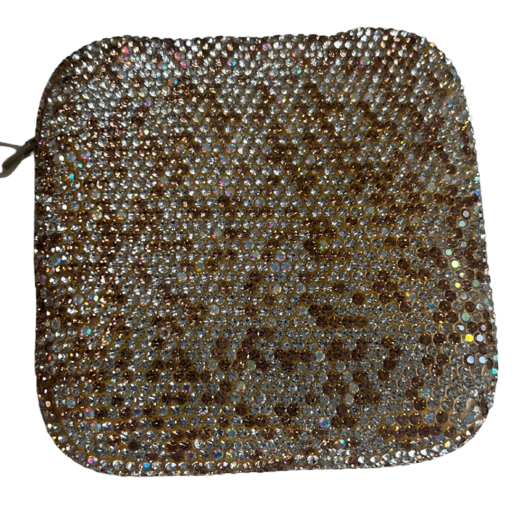 Fully Crystallized Small Jewelry Box Gold
