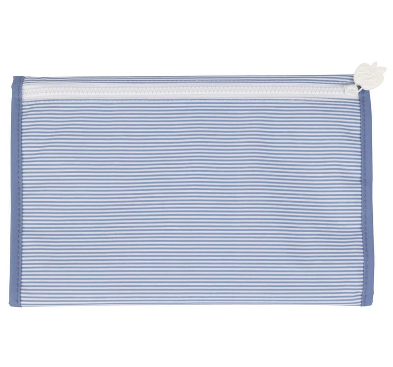 The Changing Pad Navy Mini Stripe