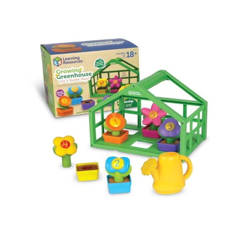 Growing Greenhouse - Color & Number Playset