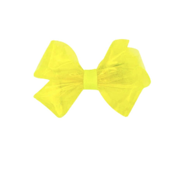 Mini Wee Splash Vinyl Bow Ansi Yellow