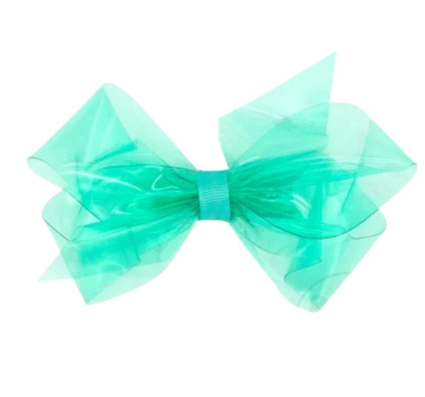 Medium Wee Splash Vinil Bow Tropic