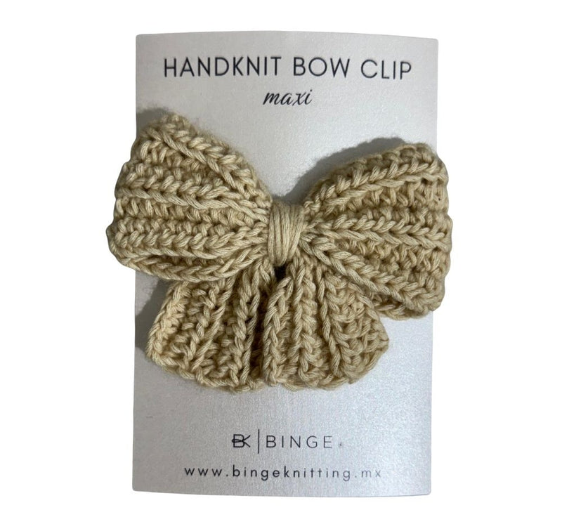 Bow Clip Maxi Ivory