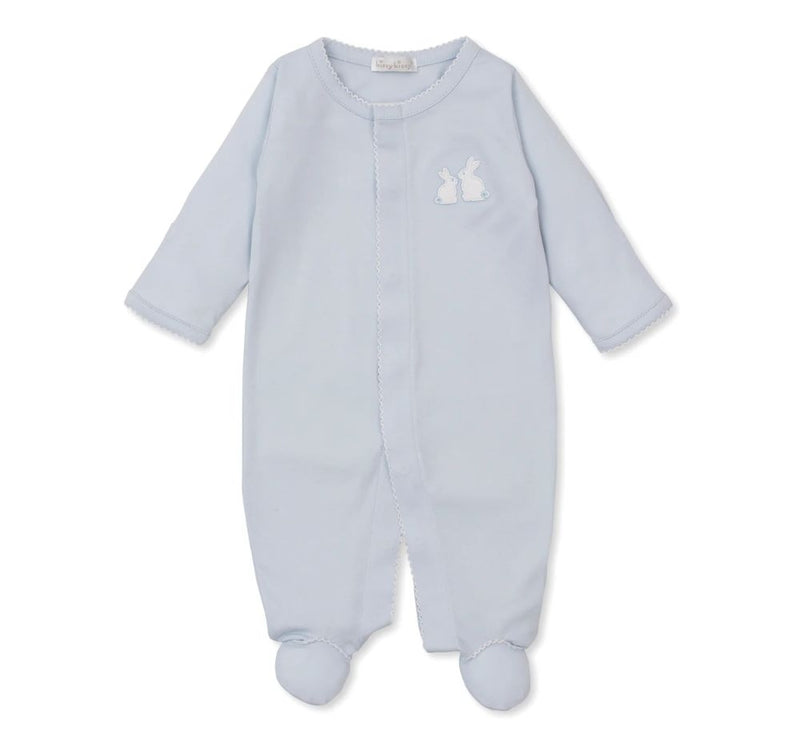 Light Blue Footie Pique Bunny Bash