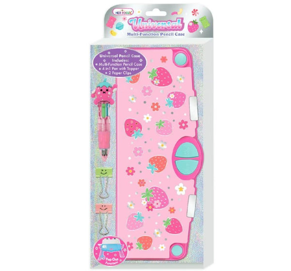 Multi Function Pencil Case Strawberry