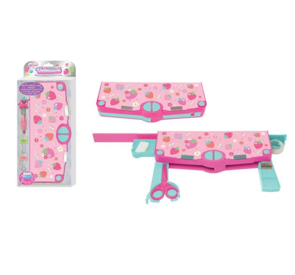 Multi Function Pencil Case Strawberry