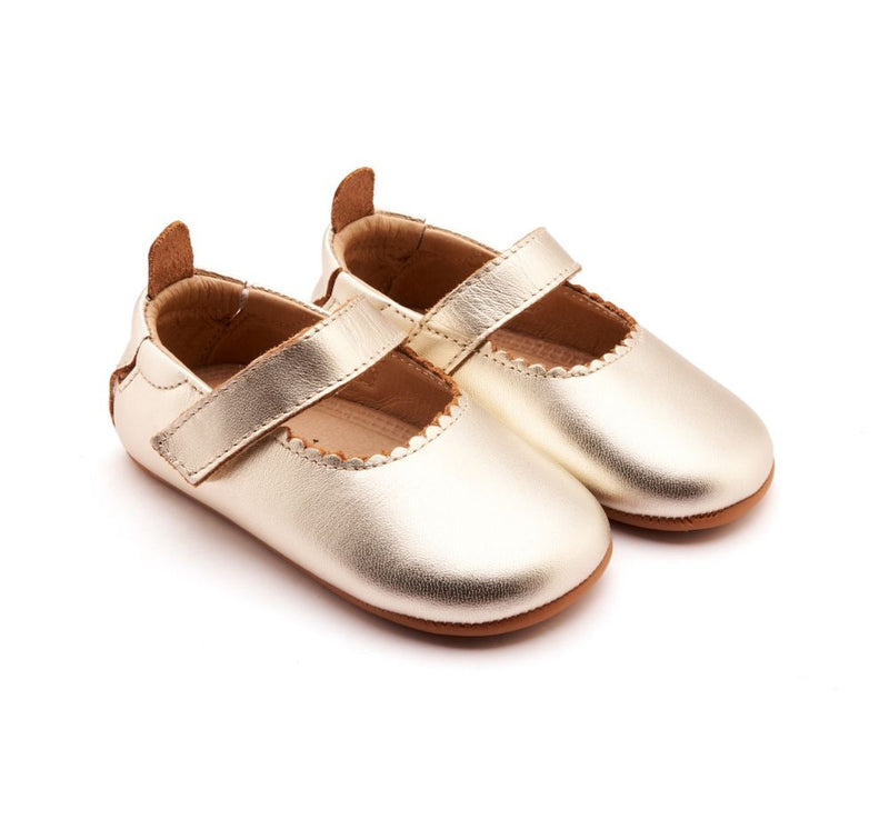 Flats Glam Gab Gold