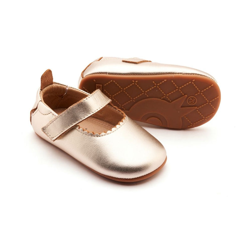 Flats Glam Gab Gold