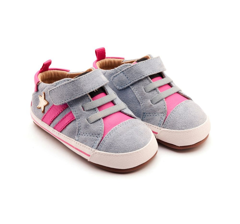 Tennis Wos Baby Dusty Blue Suede