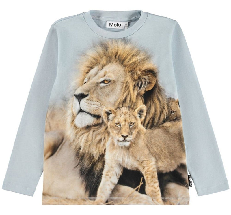 Playera Manga Larga Long Sleeves Lion Family