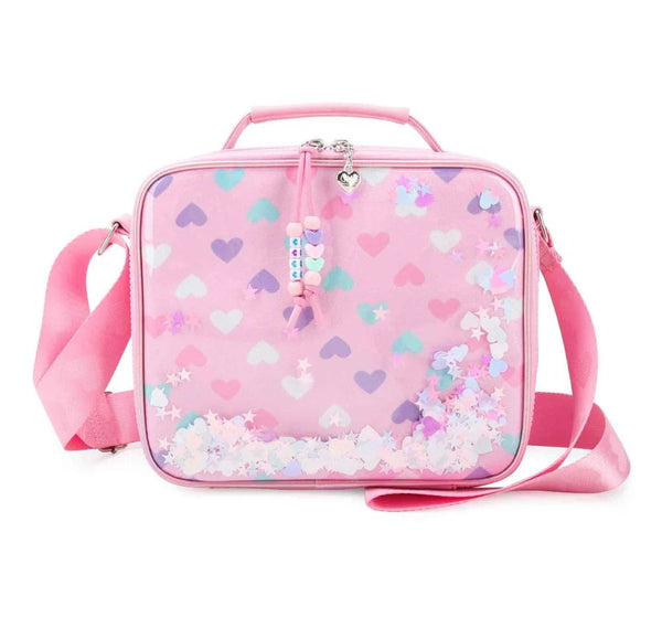 Heart Print Confetti Bubble Gum