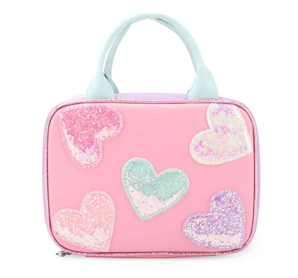 Heart Applique Lunch Bubble Gum