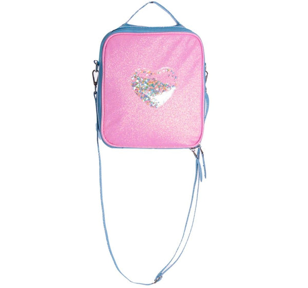 Lunch Box Confetti Heart Block Pastel