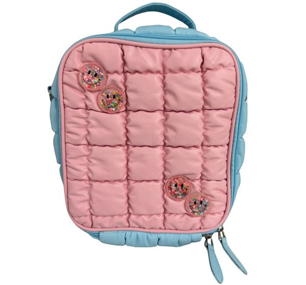 Lunch Box Quilted Confetti Smile Pastel