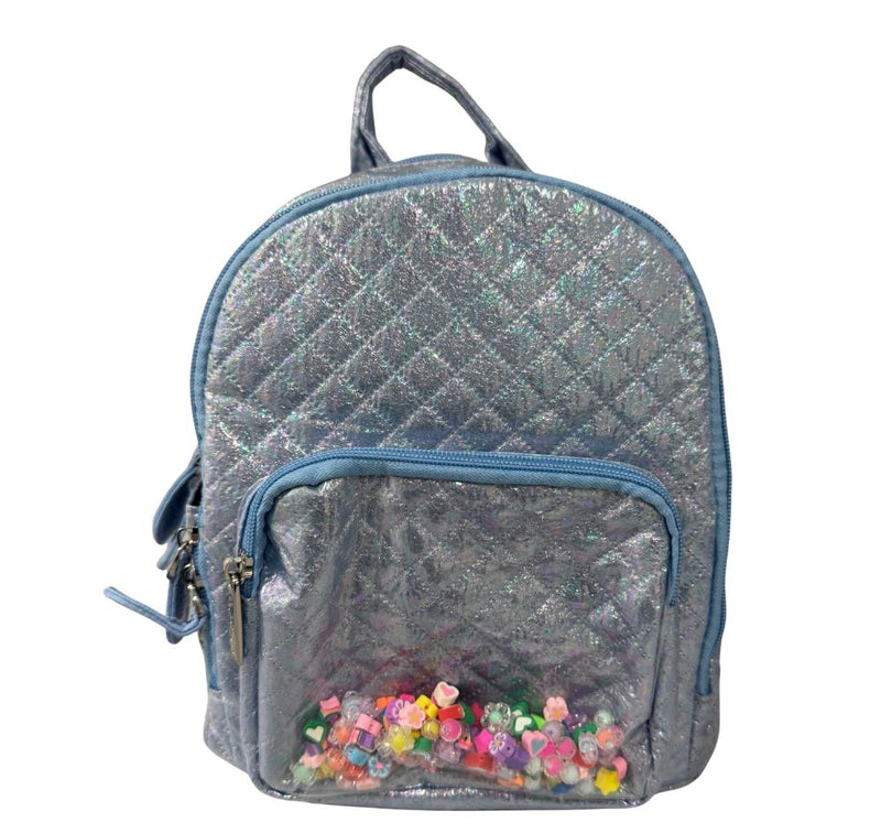 Mini Mochila Confetti Charm Blue