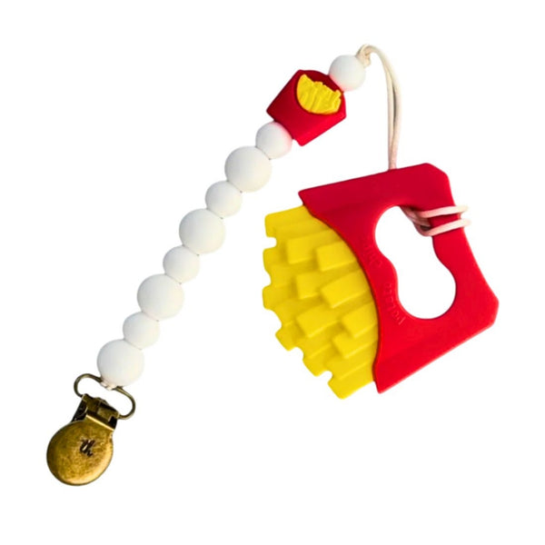 Teether & Clip Bundle French Fry