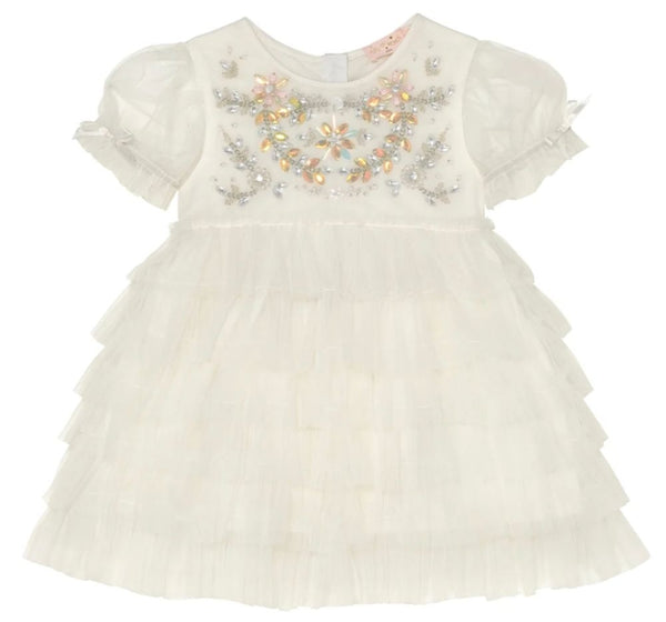 Vestido Tutu Bebe Rococo Milk