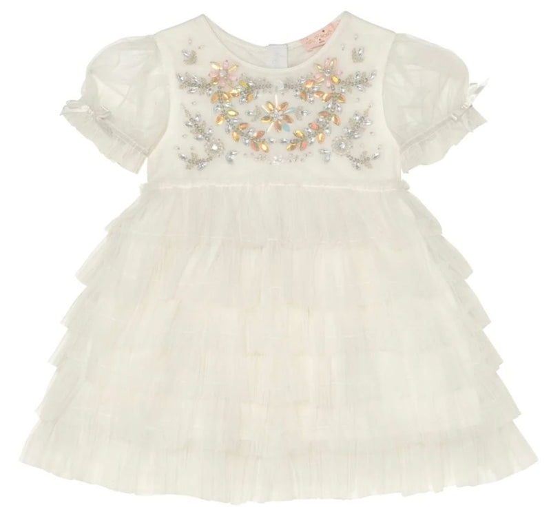 Vestido Tutu Bebe Rococo Milk