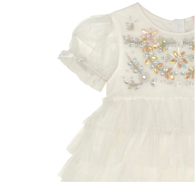 Vestido Tutu Bebe Rococo Milk