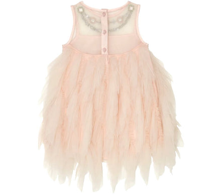 Vestido Tulle Bebe Guilded Splendour Pearl