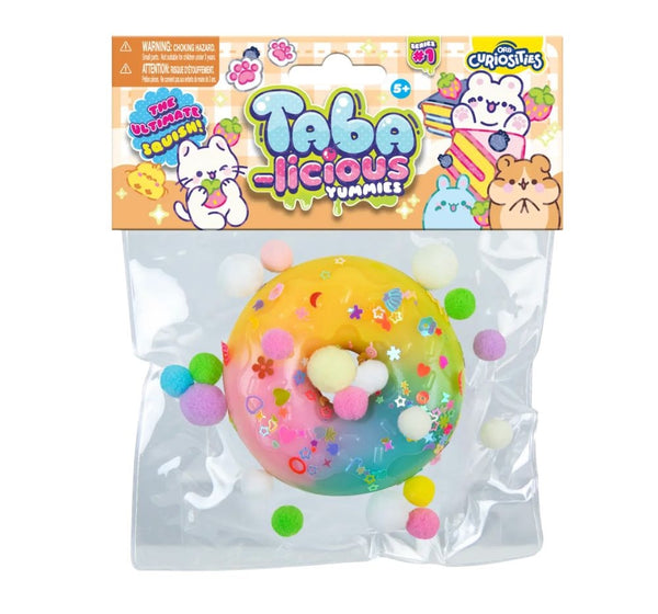 Tabalicious Yummies  Mega Donut Green Yellow Pink