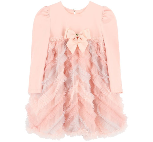Vestido Callula Pleat Detail Blush