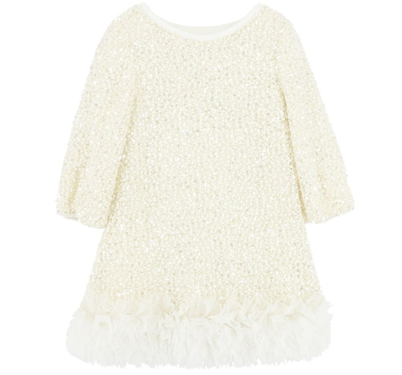 Vestido Lentejuelas Jeanette Boucle Snowdrop