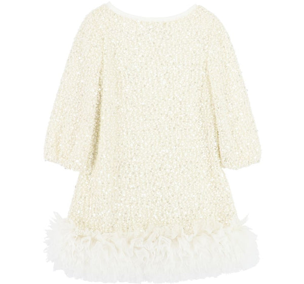 Vestido Lentejuelas Jeanette Boucle Snowdrop