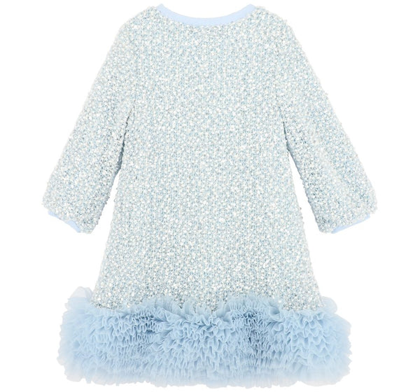 Vestido Lentejuelas Jeanette Boucle Pale Blue