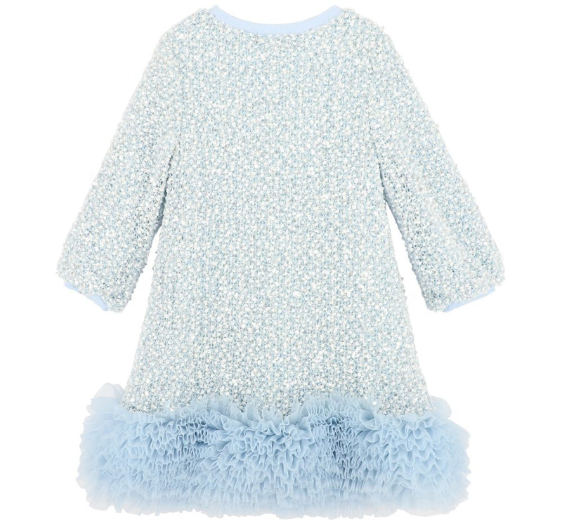 Vestido Lentejuelas Jeanette Boucle Pale Blue