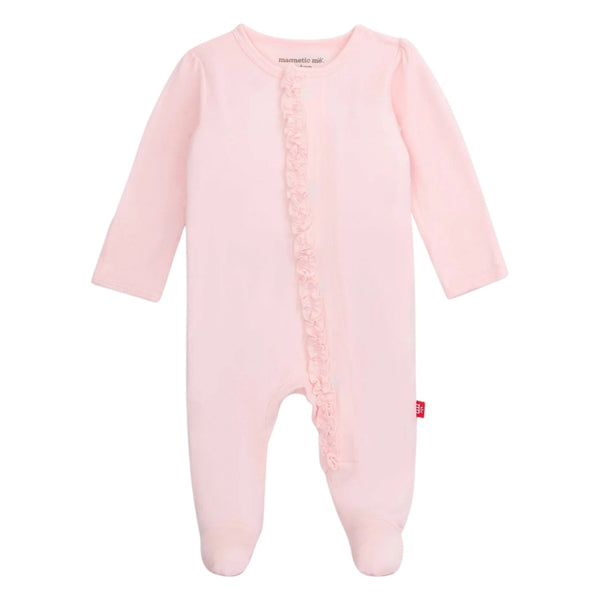 Footie  Magnético Con Volante Rosa
