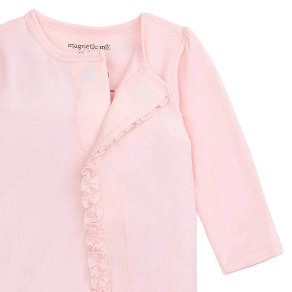 Footie  Magnético Con Volante Rosa
