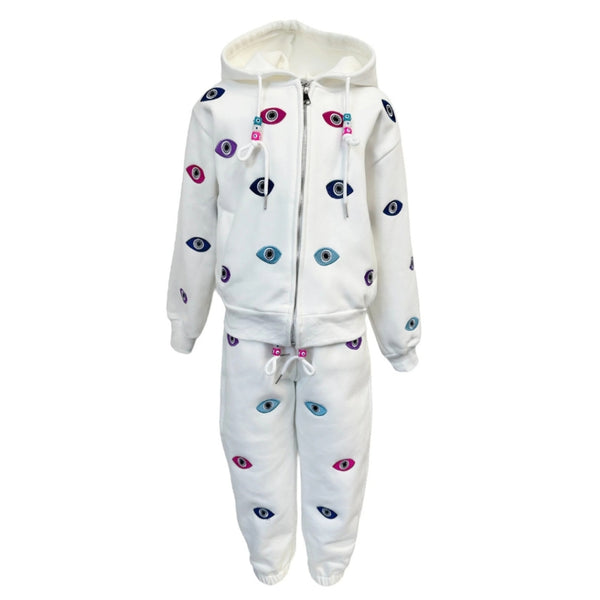 Rainbow Evil Eye Jogger Set