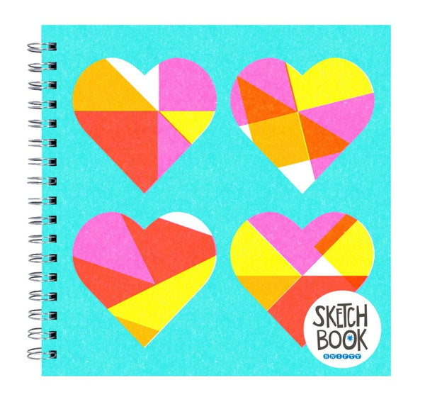 Sketchbook Quilted Heart Riso