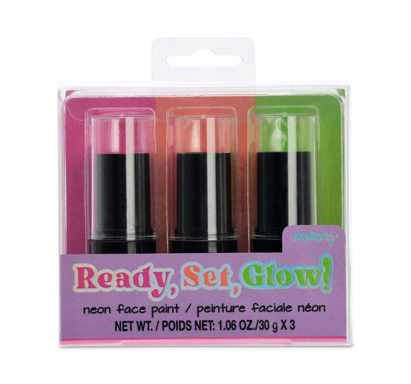 Set Pinta Caritas Ready Set Glow Neon