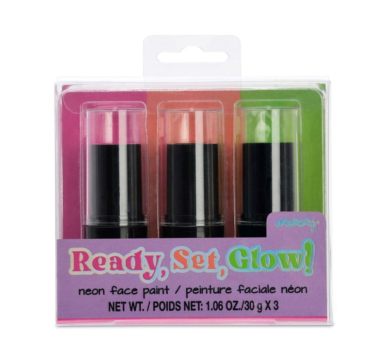 Set Pinta Caritas Ready Set Glow Neon