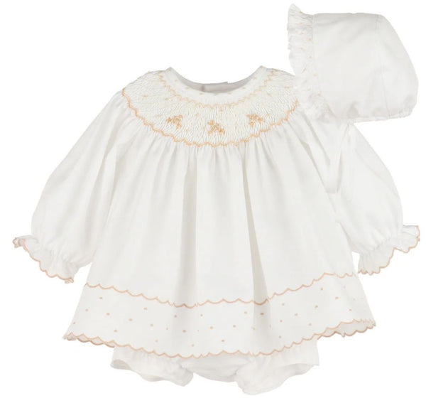 Classic Embroidery Feston Bishop Ivory