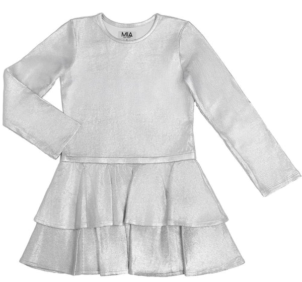 Vestido Manga Larga Silver